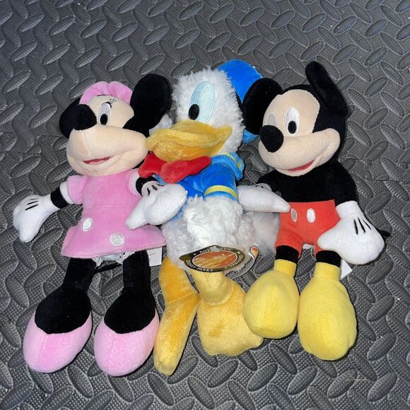 Disney Other - Lot Of 3 Disney Mickey And Minnie and Donald Lot Small Stuffed Animals Plush